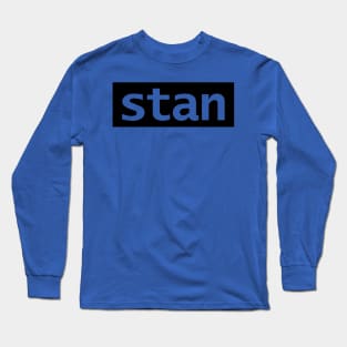 Minimal Stan Slang Typography Long Sleeve T-Shirt